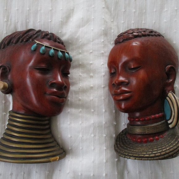 Vintage Accents Hand Carved Wooden Bookends From Cape Town S Africa
